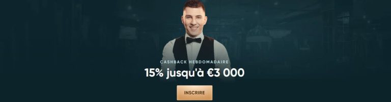 Legend Play Casino cashback hebdomadaire