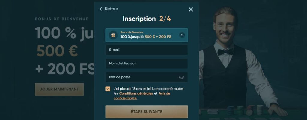 Legend Play Casino inscription